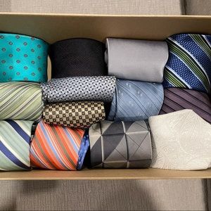 13 TIES LARGE LOT OVER $200 WORTH